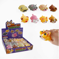 Игра антистресс (C 68810) цена за 12 штук в блоке, резина, тараща глаза, в коробке