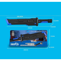Меч 456-38 A Штрих=10049 (54) підсвічування, звукові ефекти, USB Type-C, ефект іскор, реагує на рухи, піхви, в коробці