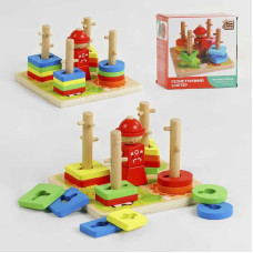 Геометричний сортер 4FUN Game Club Wood (79996)