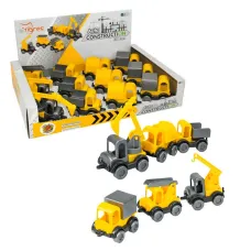 Будівельні  машинки Kid Tigres (cars 39901) ціна за 12 штук У боксі