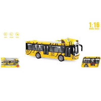 Автобус WY 917 A (24) масштаб 1:16, інерція, гумові колеса, звуки, підсвічування, дверцята відкриваються, в коробці