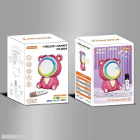 Караоке (GMJ 9826) 1 мікроф,режими підсвіч, вбуд акум, bluetooth,слот tf card, usb-type-c каб, usbроз’єм, auxроз’єм,зміна голос, світло, в коробці
