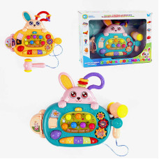 Гра WToys Зайчик-розвивайка (77697) українське озвучення, підсвічування, піаніно, пальчикові ігри, казки, пісеньки
