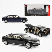 Машинка (RS-61337) авто експерт, 2 кольори, металопластик, 1:24, звук, світло, інерція, відчиняються двері, багажник та капот, в коробці