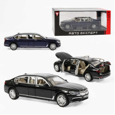 Машинка (RS-61337) авто експерт, 2 кольори, металопластик, 1:24, звук, світло, інерція, відчиняються двері, багажник та капот, в коробці