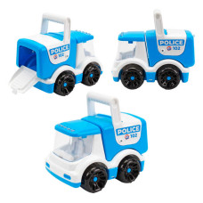 Вантажівка ТехноК (2178) technok toys, 17х12х15 см, задні дверцята відчиняються, ручка для перенесення