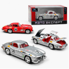 Машинка L-5634-80 (72/2) 2 кольори, "Авто Експерт", металопластик, 1:32, світло, звук, інерція, відчиняються двері, багажник, капот, в коробці