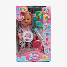 Пупс функціональний (UKA-A 0940-16) wtoys, озвучування українською мовою, звук, від батарейок, пє, ходить в туалет, в коробці