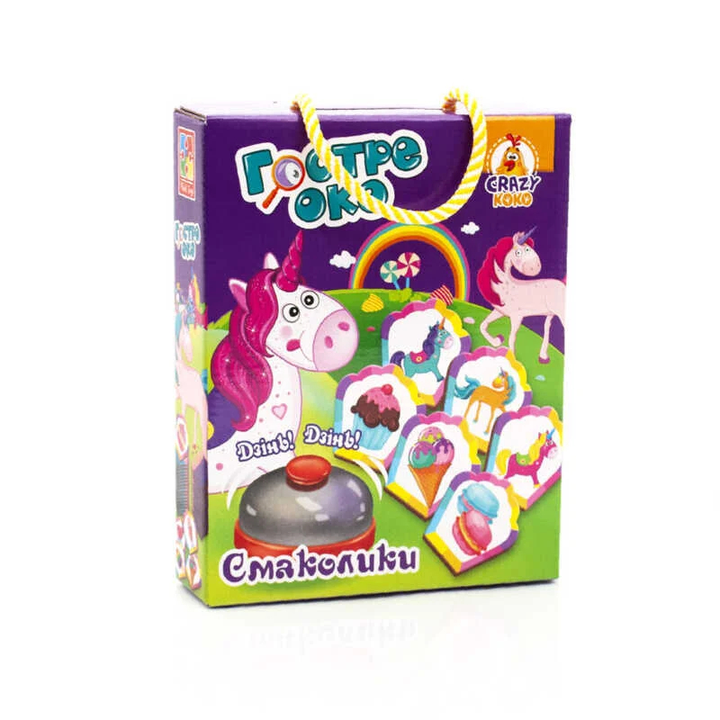 Гра зі дзвінком Зірці око. Смаколики Vladi Toys (VT 8010-15)