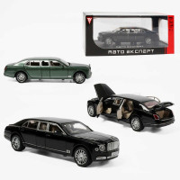 Машинка (RS-52405) авто експерт, 2 кольори, металопластик, 1:24, звук, світло, інерція, відчиняються двері, багажник та капот, в коробці
