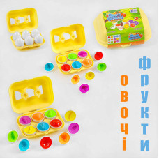 3D сортер 4Fun Game Club Овочі та фрукти (52003)