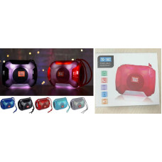Колонка (С 72344) Bluetooth, type-c, usb роз’єм, слот для tf-картки, вбудований акулятор, підсвічування, в коробці, видається тільки мікс видів