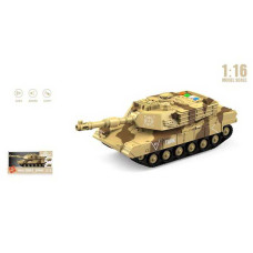 Танк (WY 410 B) інерція, рухлива вежа з тріскачкою, масштаб - 1:16, підсвічування, звукові ефекти