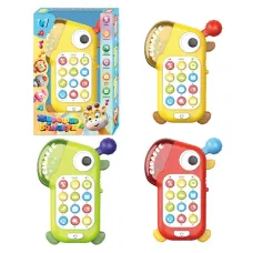 Телефон WToys (34691) 3 кольори, озвуч. укр. м, пісні, мелодії, казки, вірші, скоромовки, загадки, підсвічування, пв корробці, мікс видів