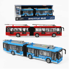 Тролейбус WY 915 AB (18) звук, підсвітка, механічне відкриття дверей, масштаб 1:16, гумові колеса, інерція, в коробці