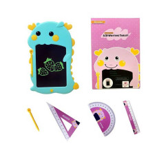 Дошка для малювання (2688 - MD1) lcd - екран, кольоровий малюнок, 2 стилуси, 3 лінійки, в коробці