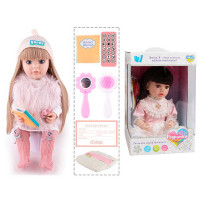 Інтерактивна лялька (TK 1407-82) wtoys, озвуч. укр. мовою, пульт, казки, пісні, відповідає на запитання, мелодії, повторюшка, в коробці
