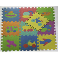 Килимок-пазл (C 68884) 10 частин, 30х30 см