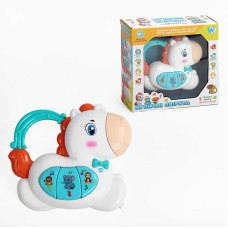 Музична конячка WToys (W-03217) українська озвучка, підсвічування, ноти, казки, пісні