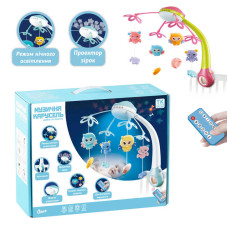 Карусель музична TK Group (45492) рожева с зеленим