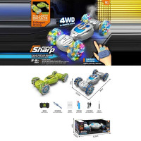 Машина на радіокеруванні (JD 155-18 A Штрих=80232) викрутка, підсвічування, акумулятор 3.7V, USB-кабель, пульт 2.4G + браслет для керування, музика
