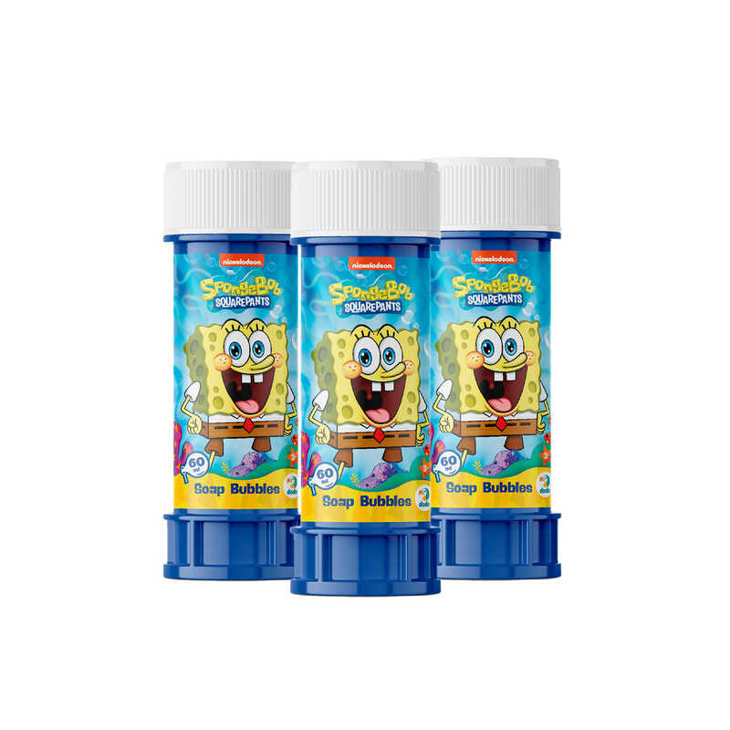Мильні бульбашки Sponge Bob в ас. Об’єм 60 мл. (200592) ціна за 36 шт у блоці dodo