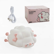 Нічник (C 69794) 3 режими, USB Type-C, силіконовий, таймер вимкнення