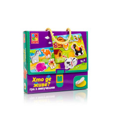 Гра з липучками Хто де живе Vladi Toys (VT 1302-26)