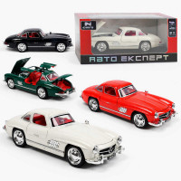 Машинка L-9908-73 (72) 4 кольори, "Авто Експерт", металопластик, 1:32, світло, звук, інерція, відчиняються двері, багажник, капот, в коробці, МІКС