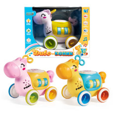Музична іграшка (56772) wtoys, 2 види, диво-коник, озвуч. укр. м., 8 пісень, мелодії, підсвіч., пальчикові ігри, гумові елементи, в коробці