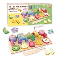 Дошка логічна (68379) wtoys, сортер, магнітна гра, риболовля, в коробці