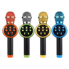Мікрофон С 60083 (45) 4 види, караоке, bluetooth, USB, колонка, в коробці, ВИДАЄТЬСЯ ТІЛЬКИ МІКС ВИДІВ