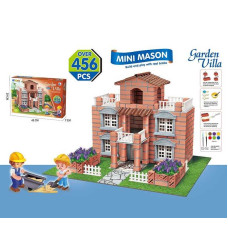 Конструктор Garden Villa (NKT 316) 456 елементів, цегла+цементна суміш