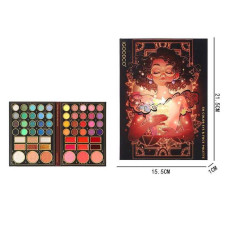 Косметика (IG 2947) 58 продуктів для макіяжу, тіні, хайлайтер, рум'яна, помади для губ