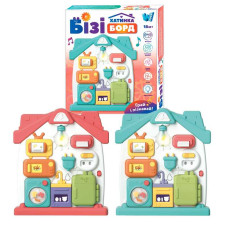 Бізіборд WToys (68307) озвучування українською мовою, 3 казки, 3 пісні, звуки, підсвічування, віршики, пальчикові ігри