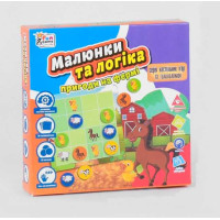Настільна гра Малюнки та логіка - Пригоди на фермі Fun Game (UKB-B 0031)