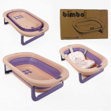 Ванна (BM-30011) Bimbo, 79х47х21 см, розкладна, клапан зливу, розкладні ніжки, електронний датчик температури, матрац, в коробці