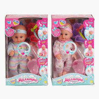 Пупс функціональний WToys (UKA-A 0940-4) українська озвучка, звук, від батарейок, п'є, ходить до туалету