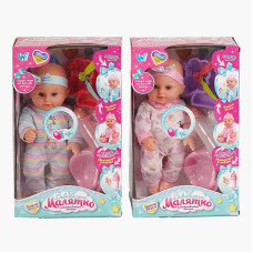 Пупс функціональний WToys (UKA-A 0940-4) українська озвучка, звук, від батарейок, п'є, ходить до туалету