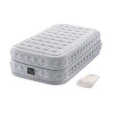 Матрац велюровий Intex (64488 ND)  99х191х51 см, вбудований електронасос, подушка, одномісний
