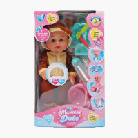 Пупс функціональний (UKA-A 0940-7) wtoys, озвучування українською мовою, звук, від батарейок, пє, ходить в туалет, в коробці