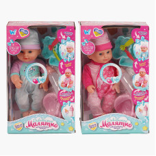 Пупс функціональний WToys (UKA-A 0940-1) українська озвучка, звук, від батарейок, п'є, ходить до туалету