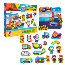 Магнітний набір Vladi Toys Транспорт (RK2090-04)