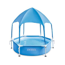 Intex Басейн каркасний 28209 NP 183x38см, Об`єм басейну:700л, вд 3-х років, CANOPY METAL FRAME POOL, вага 8,8кг