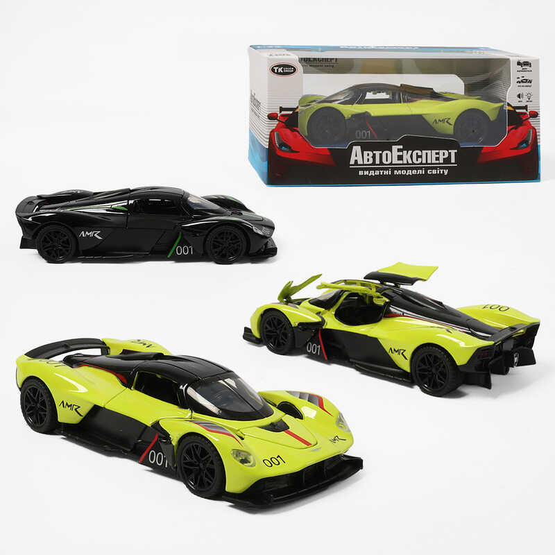 Машинка (31614) авто експерт, 2 кольори, металопластик, 1:32, світло, звук, інерція, відчиняються двері, багажник, капот, в коробці