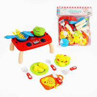 Кухонний набір My Lyttle chef (7707-13) плитка, продукти, посуд, в пакеті