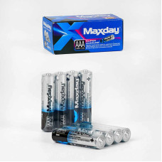 Батарейки Maxday (C 56963) Alcaline, міні-пальчикові, ааа 1,5V, ціна за 40 шт. У блоці