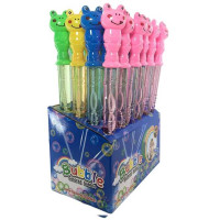 Мильні бульбашки WToys Жабка (lk 80270) ціна за 24 штуки В блоці, , висота 36см, в коробці