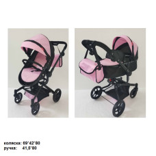 Коляска для ляльки 2в1 Carrello Fortuna 9695 PINK Рожева