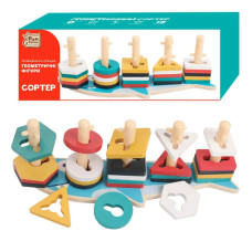 Геометричний сортер 4FUN Game Club Wood Акула (90051)